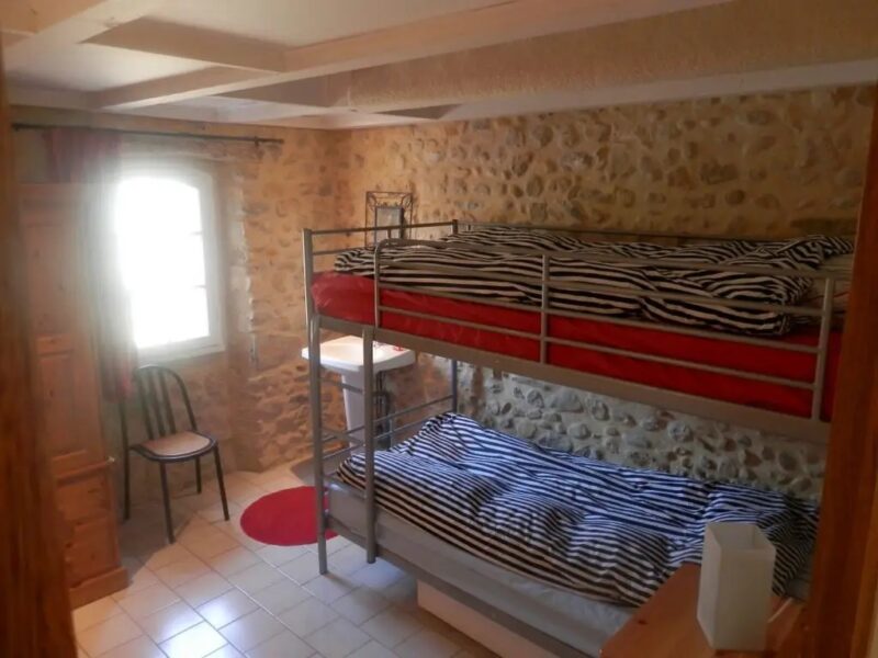 A restored stone farmhouse with private pool (heated) in the south of France