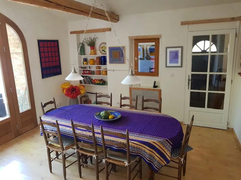 A restored stone farmhouse with private pool (heated) in the south of France