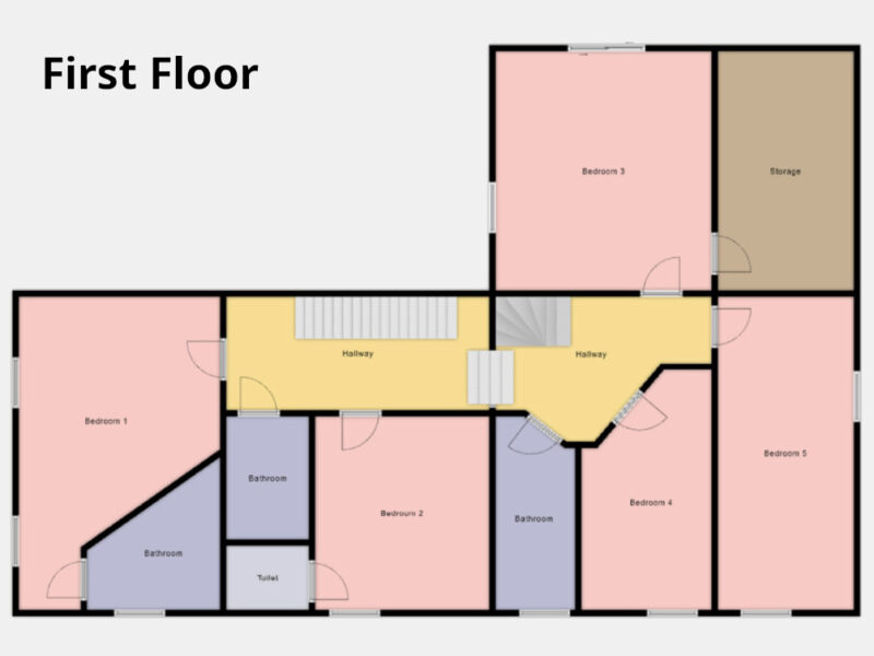 Wonderful Five bedrooms Farmhouse newly renovated with exclusive use private heated swimming pool.