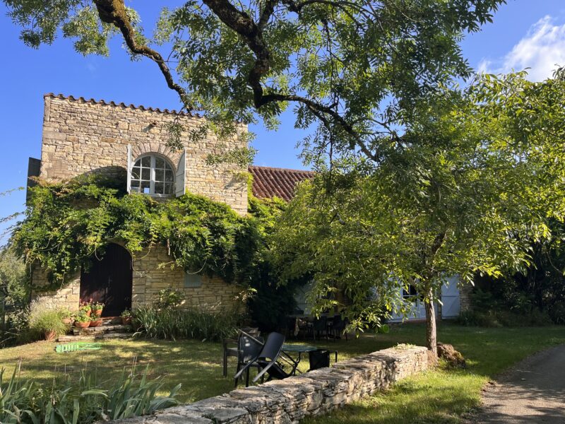 Stone barn and tower house